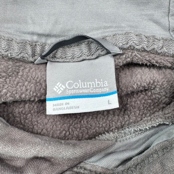 Gray Columbia Rush Valley long hoodie Women Gray Fleece Lined Size L - Picture 4 of 10